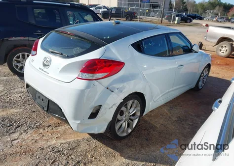 2012 Hyundai Veloster Base W/Gray z USA, uszkodzony, nr VIN KMHTC6AD0CU053735